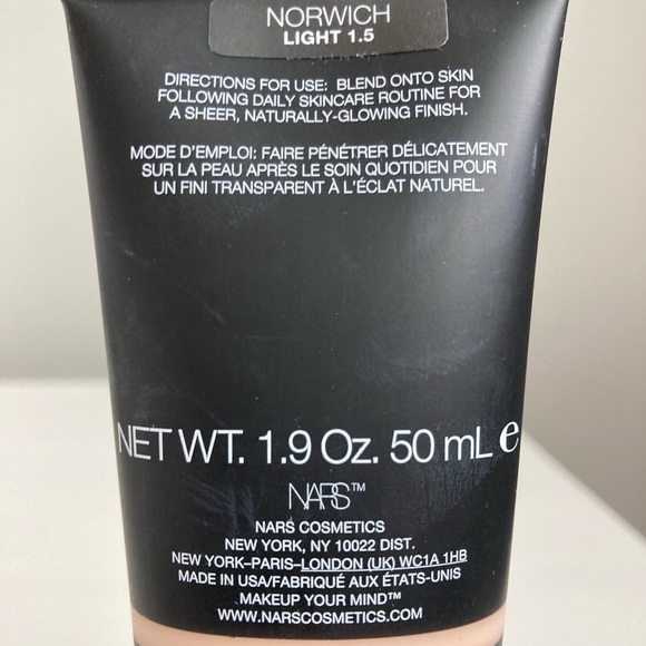 Nars tinted moisturizer - Picture 2 of 3
